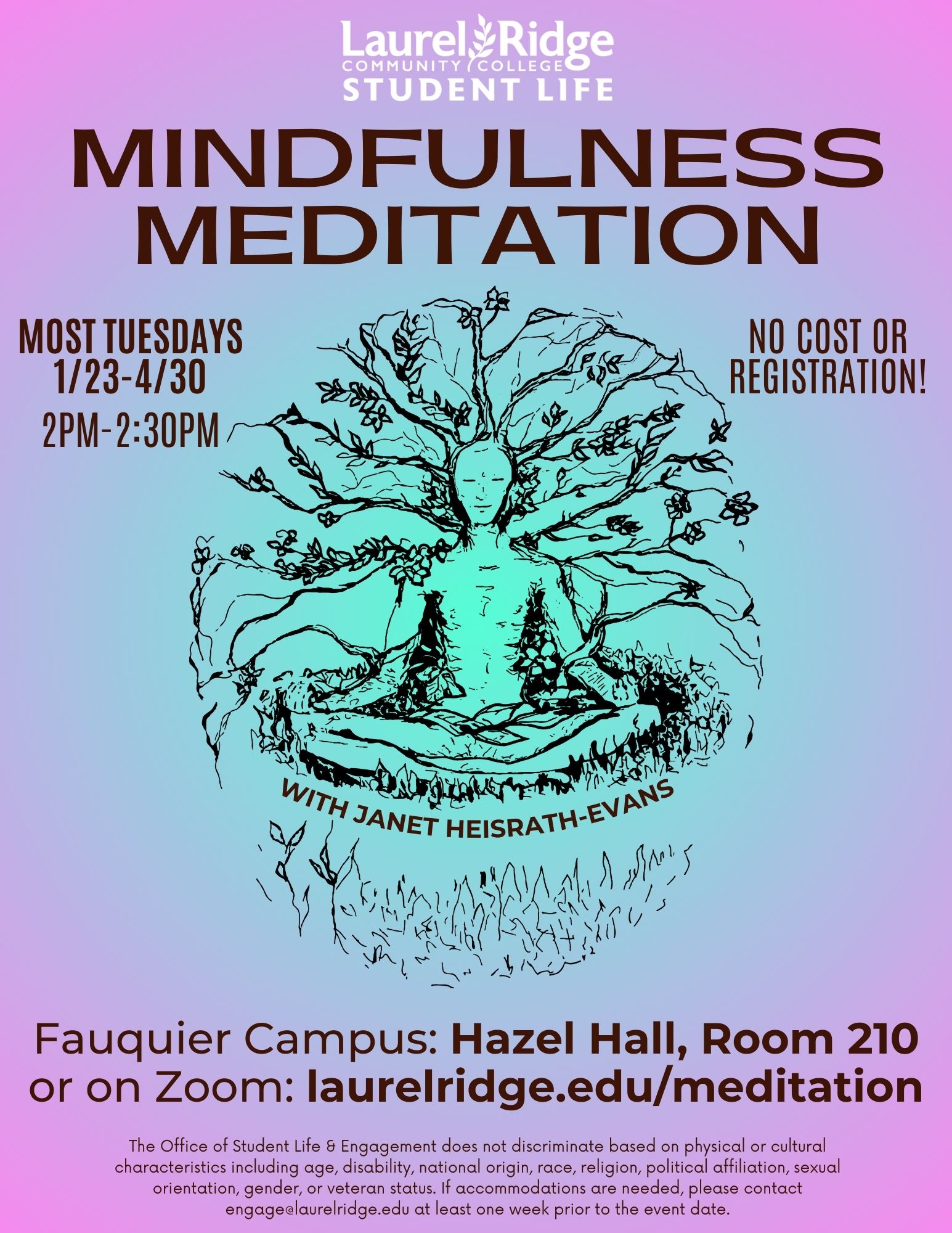 Mindful Meditation flyer